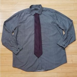 👔NWOT Black Label Slim Fit Mens Dress Shirt